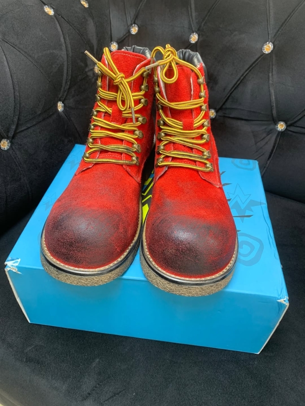 Men's Fashion Distressed Derby Boots