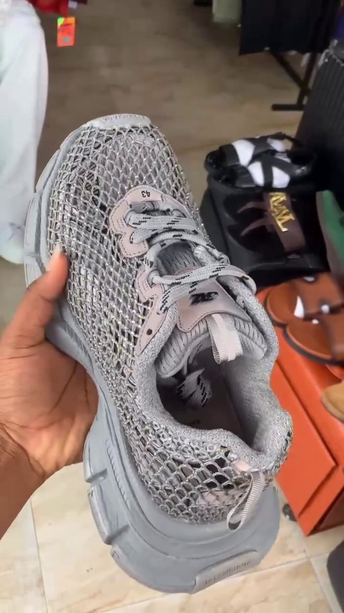 Balenciaga Fishnet Sneaker