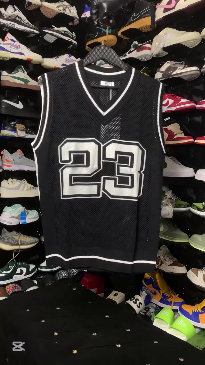 Off-White Varsity Net Knit Tank